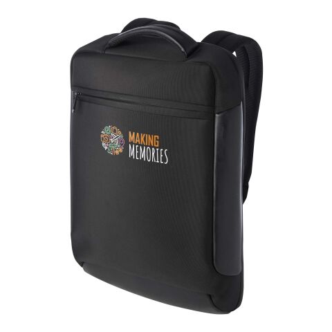 Sac à dos compact pour ordinateur portable Expedition Pro de 12 L recyclé certifié GRS de 15,6&quot; Standard | Noir | sans marquage | non disponible | non disponible | non disponible