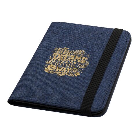 Porte-passeport RFID Ross en rPET certifié GRS Standard | Marine | sans marquage | non disponible | non disponible | non disponible