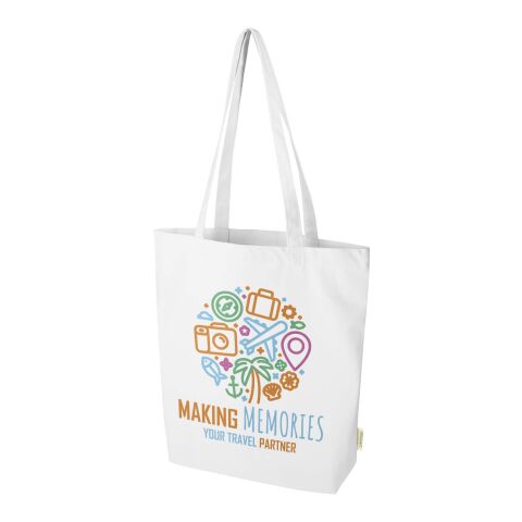 Sac shopping Orissa bio 270 g/m² 10L Standard | Blanc | sans marquage | non disponible | non disponible | non disponible