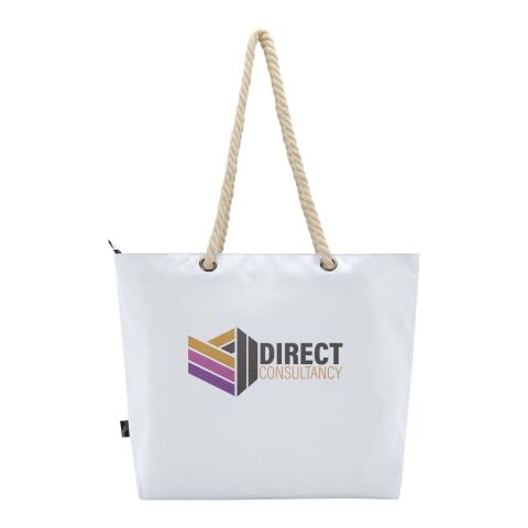 Sac shopping Panama recyclé GRS isotherme de plage avec poignées en cordelette Standard | Blanc | sans marquage | non disponible | non disponible