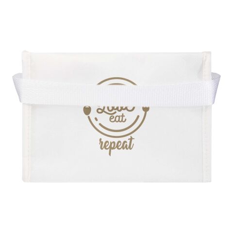 Sac isotherme Spectrum non tissé recyclé GRS de 4L pour 6 canettes Standard | Blanc | sans marquage | non disponible | non disponible