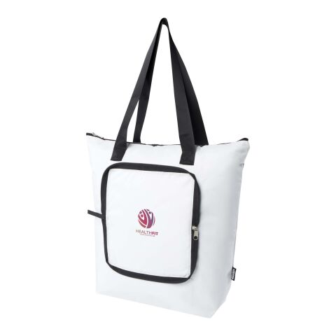 Sac isotherme pliable EcoFold de 15 L en RPET Standard | Blanc | sans marquage | non disponible | non disponible | non disponible