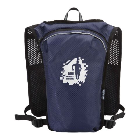 Gilet de course Nomad de 5 L en matériaux recyclés certifiés GRS avec système d’hydratation Standard | Marine | sans marquage | non disponible | non disponible | non disponible