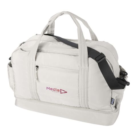 Sac de voyage Puffer recyclé certifié GRS avec fond isolé de 30 L Standard | Sandstone | sans marquage | non disponible | non disponible | non disponible