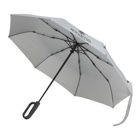 Parapluie pliable SMART 21 pouces en RPET Gris clair
