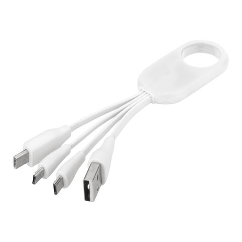 Câble USB multi ports type C 4 en 1 Standard | Blanc | sans marquage | non disponible | non disponible | non disponible