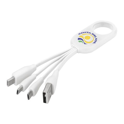 Câble USB multi ports type C 4 en 1 Standard | Blanc | sans marquage | non disponible | non disponible | non disponible
