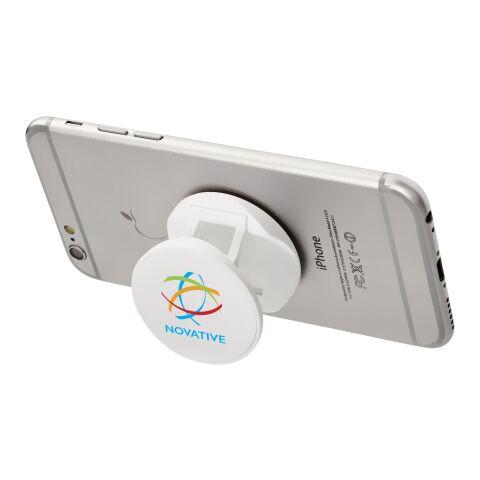 Support de téléphone portable Brace avec poignée Standard | Blanc | sans marquage | non disponible | non disponible | non disponible