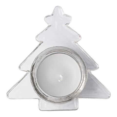 Bougie Sapin avec support en verre