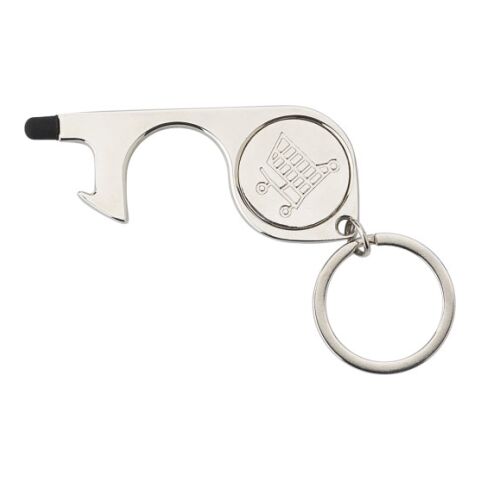 Ouvre-porte en métal avec jeton