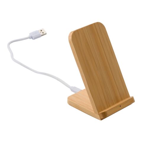 Chargeur à induction en bambou