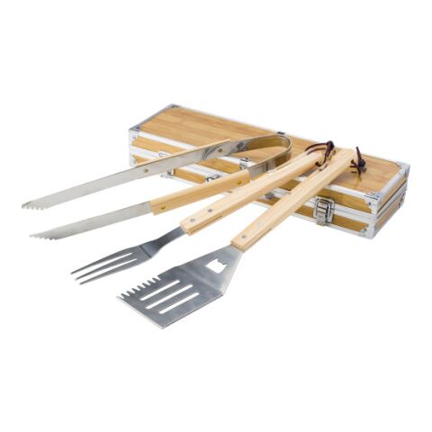 Ensemble de barbecue en bambou