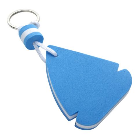 Porte-clés flotteur en EVA. bleu/blanc | sans marquage | non disponible | non disponible