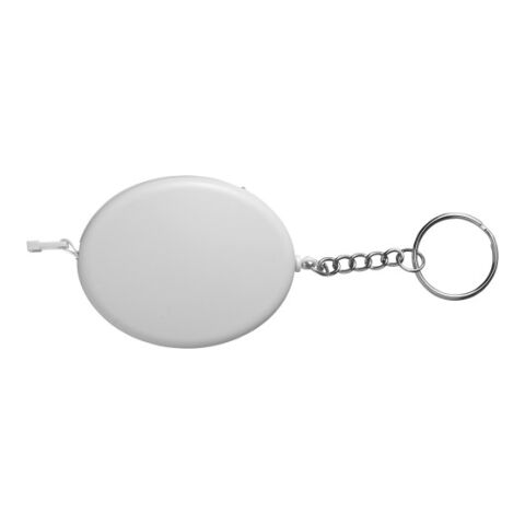 Porte-clés mètre ruban blanc | sans marquage | non disponible | non disponible