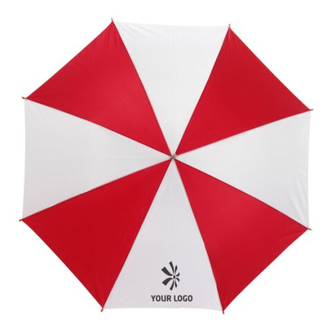 Parapluie golf automatique rouge/blanc | sans marquage | non disponible | non disponible