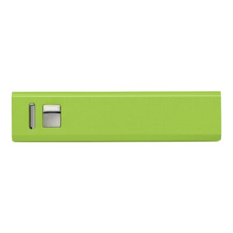 Power Bank équipé d'une batterie Li-ion vert lime | sans marquage | non disponible | non disponible