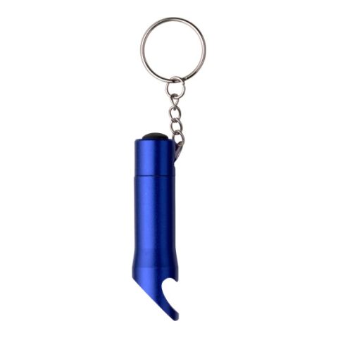 Porte-clés torche 3 LEDS bleu cobalt | sans marquage | non disponible | non disponible