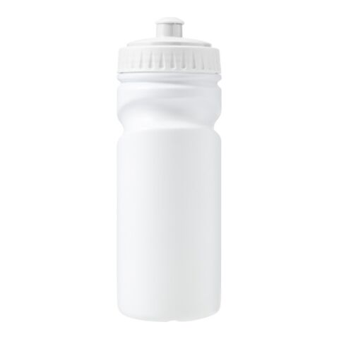 Gourde de sport en plastique recyclable - 500 ml Blanc | sans marquage | non disponible | non disponible