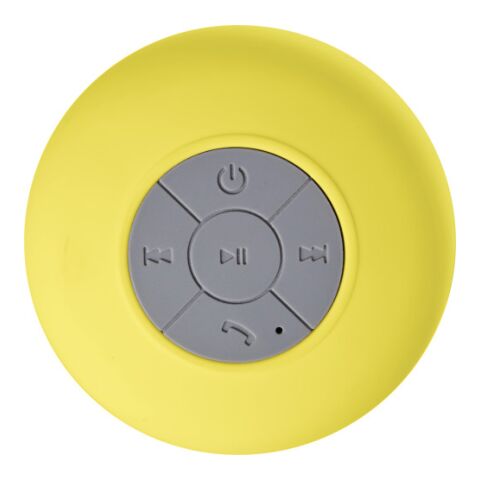 Enceinte Bluetooth étanche en plastique jaune | sans marquage | non disponible | non disponible