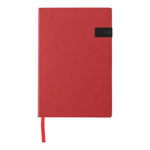 Carnet A5 avec clé USB rouge | sans marquage | non disponible | non disponible