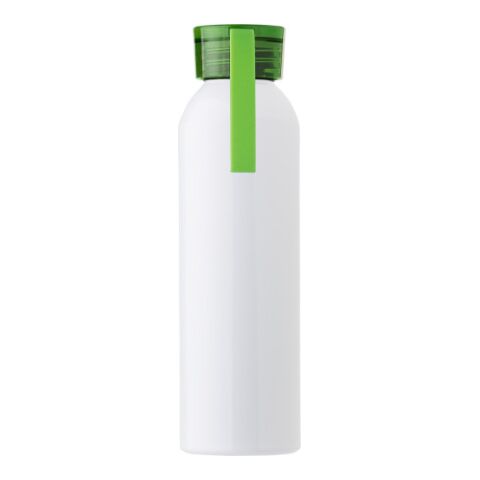 Bouteille en aluminium bicolore blanche - 650 ml vert lime | sans marquage | non disponible | non disponible