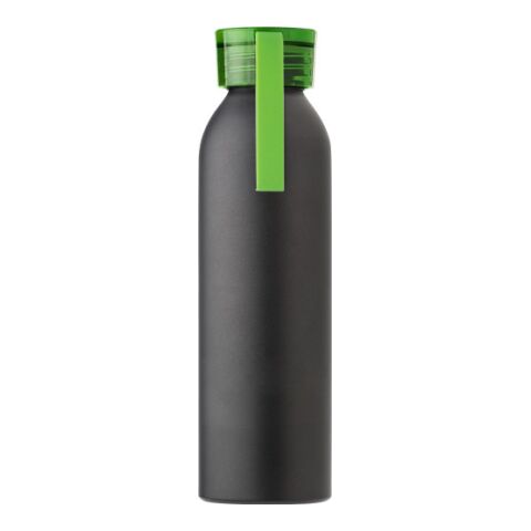 Bouteille en aluminium bicolore noire - 650 ml vert lime | sans marquage | non disponible | non disponible