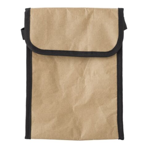 Lunch bag isotherme en papier laminé. Brun | sans marquage | non disponible | non disponible
