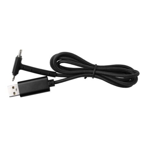 Câble de charge lightening, USB-C et micro USB Noir | sans marquage | non disponible | non disponible