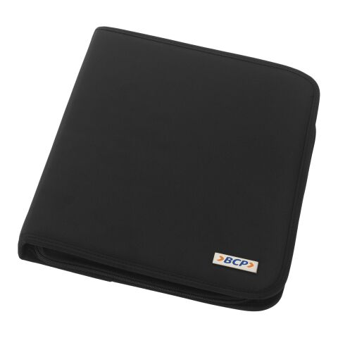 Conférencier A4 zippé de luxe Standford Standard | Noir | sans marquage | non disponible | non disponible | non disponible