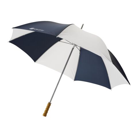 Parapluie golf 30&quot; Karl Standard | Marine-Blanc | sans marquage | non disponible | non disponible | non disponible