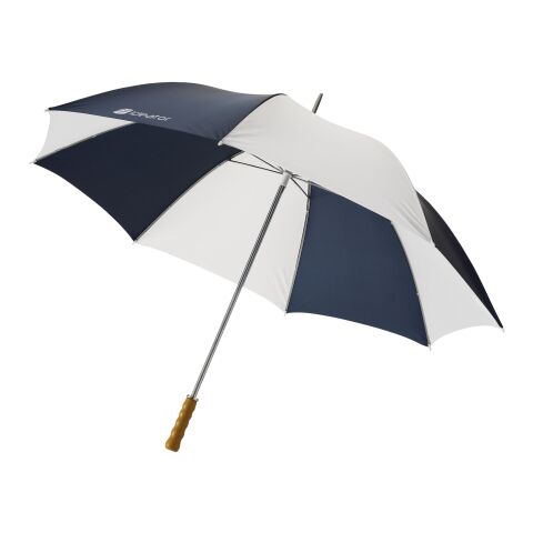 Parapluie golf 30&quot; Karl Standard | Marine-Blanc | sans marquage | non disponible | non disponible | non disponible