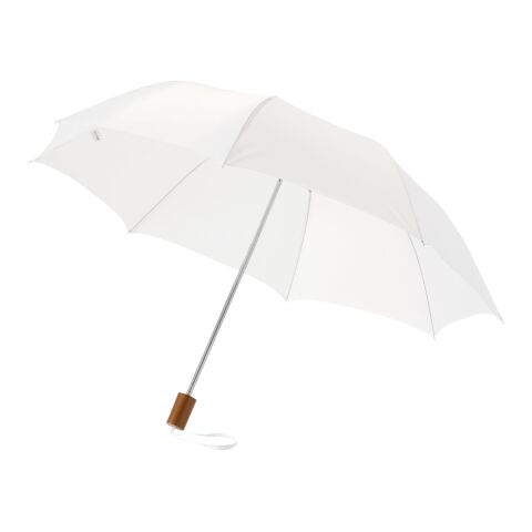 Parapluie 2 sections 20&quot; Standard | Blanc | sans marquage | non disponible | non disponible | non disponible