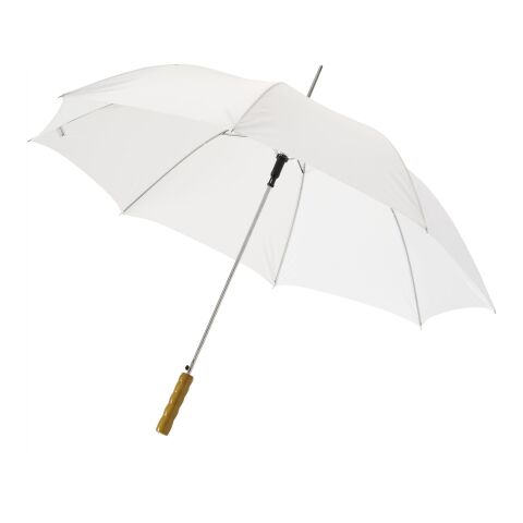 Parapluie automatique 23&quot; Lisa Standard | Blanc | sans marquage | non disponible | non disponible | non disponible