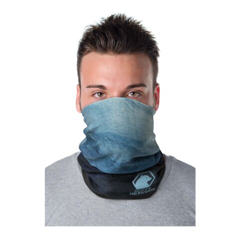 Écharpe multi-usages Lara avec impression par sublimation, couche en polaire et ourlets Vert forêt | non disponible | Sublimation | recto | 250 mm x 500 mm