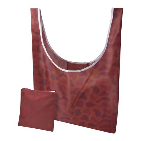 Sac shopping pliable Edy en rPET 105&nbsp;g/m2 avec impression par sublimation blanc