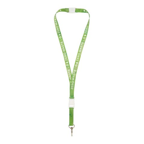 Lanyard Balta en PET recyclé avec boucle de sécurité blanc-blanc | 15mm | Sublimation | all over, back | 15 mm x 900 mm