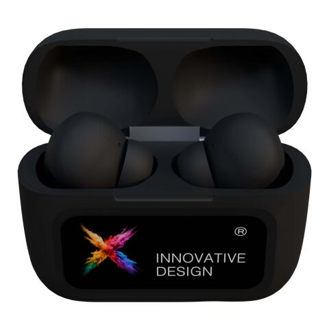 Écouteurs&nbsp;ANC avec étui de chargement à écran tactile interactif SCX.design E26