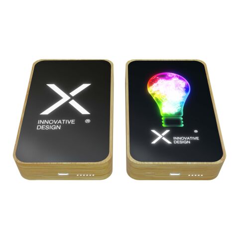 Batterie de secours SCX.design P27 finition bambou de 10 000 mAh MagSafe