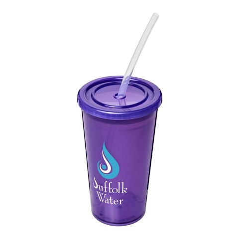 Gobelet à double paroi Stadium 350 ml Violet | sans marquage | non disponible | non disponible