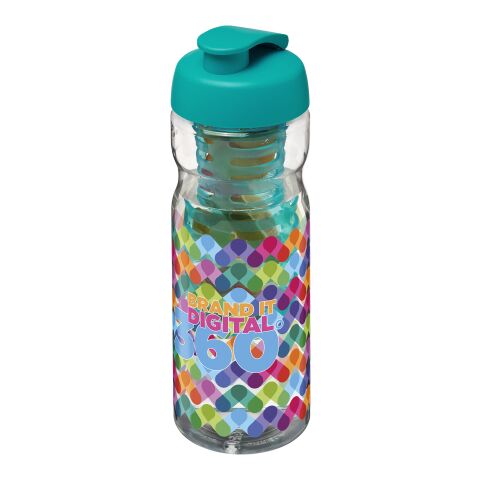 Bouteille H2O Base® infuseur fruit avec couvercle à clapet - 650 ml