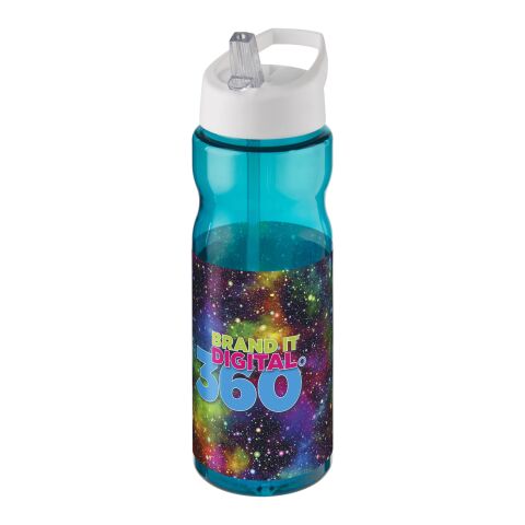 Bouteille H2O Tempo® de sport avec paille - 650 ml