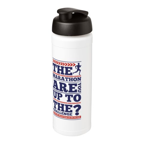 Bouteille Baseline® Plus GRIP de sport avec couvercle à clapet - 750 ml Blanc-Noir | sans marquage | non disponible | non disponible