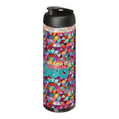 Bouteille H2O Vibe de sport avec couvercle à clapet - 850 ml gris anthracite-Noir bronze | sans marquage | non disponible | non disponible