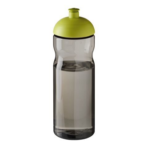 Bouteille H2O Eco de sport avec couvercle dôme - 650 ml Charbon-Citron vert | sans marquage | non disponible | non disponible