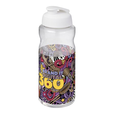 Bouteille de sport H2O Active® Base Pure de 1 L à couvercle rabattable