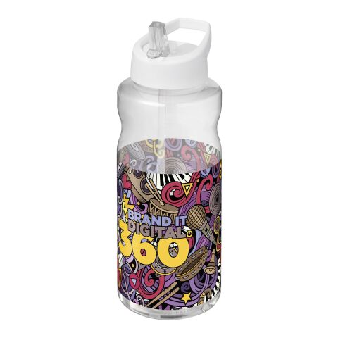 Bouteille de sport H2O Active® Big Base de 1 litre avec couvercle à bec verseur