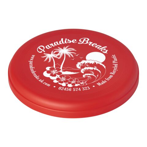 Frisbee recyclé Crest Rouge | sans marquage | non disponible | non disponible