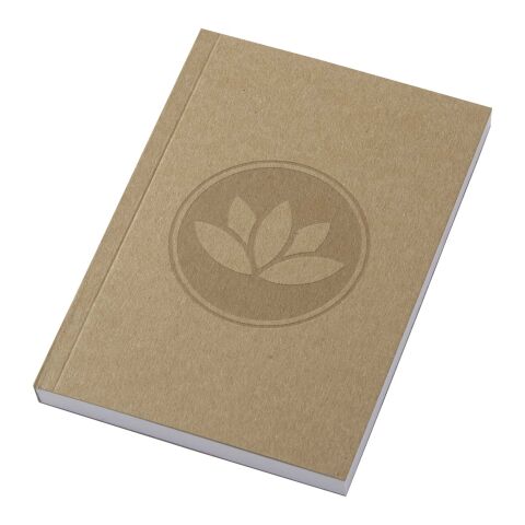 Carnet A6 à couverture souple recyclée en kraft Novella Austen avec 100 feuilles Naturel | sans marquage | non disponible | non disponible