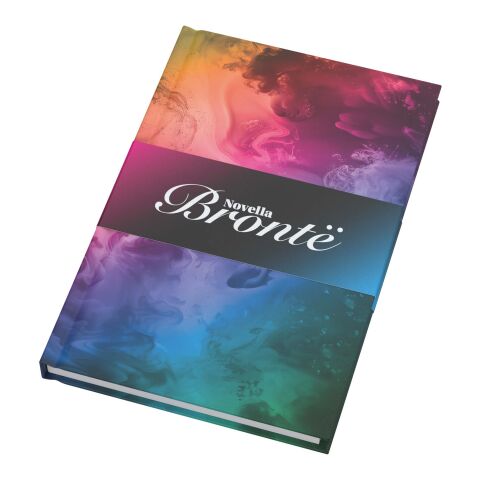 Carnet A5 à couverture rigide mate Novella Brontë avec 100&nbsp;feuilles Blanc | sans marquage | non disponible | non disponible