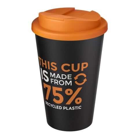 Gobelet Americano® Eco recyclé de 350 ml avec couvercle anti-déversement 